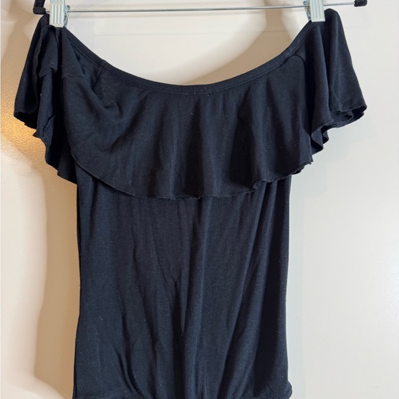 Express Black Knit Bodysuit - Picture 4 of 6